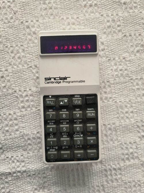 Sinclair Cambridge Programmable Calculator (white)