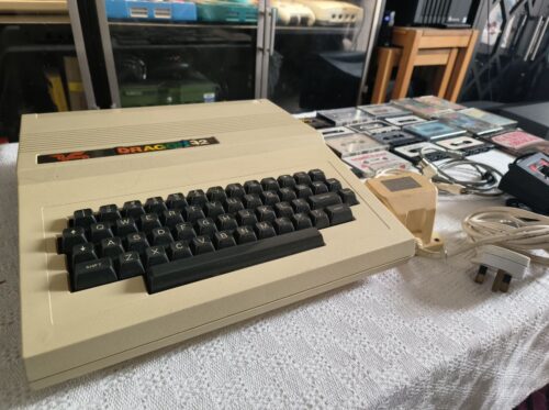 Vintage Dragon 32 Computer with 20 Games, 3 Joysticks and Accessories