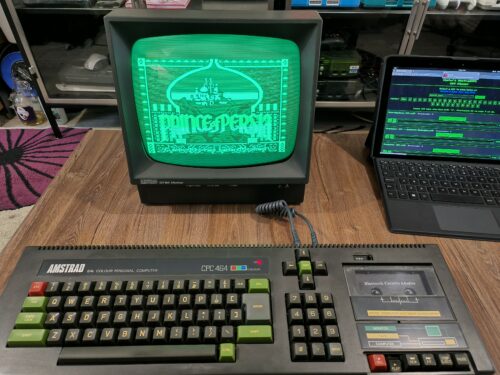 Vintage Amstrad CPC464 with GT64 Monitor - Tested Working