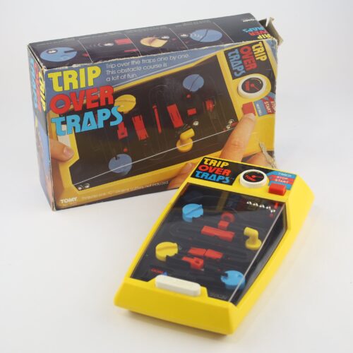 Rare Vintage 1980s TOMY Trip Over Traps with Box - Working - Excellent Condition